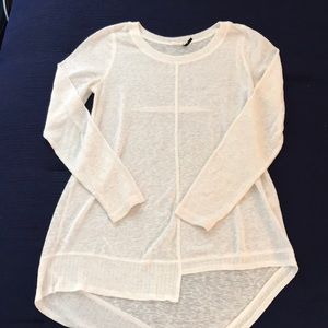 Anthropologie long sleeve white t-shirt